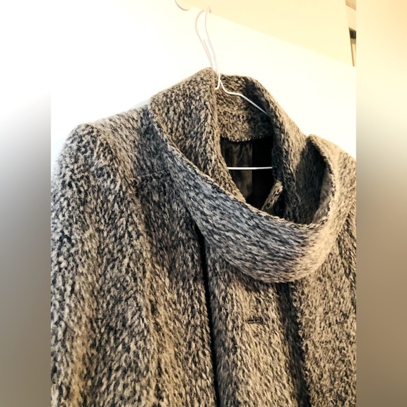 SEARS Vintage heavy Wool coat with scarf M/L - Picture 8 of 13